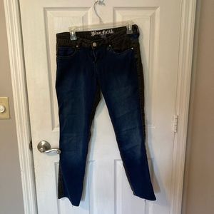 Blue Faith Skinny Jeans